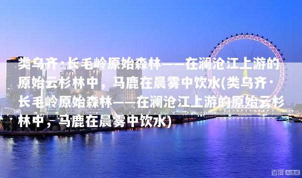类乌齐·长毛岭原始森林——在澜沧江上游的原始云杉林中，马鹿在晨雾中饮水(类乌齐·长毛岭原始森林——在澜沧江上游的原始云杉林中，马鹿在晨雾中饮水)